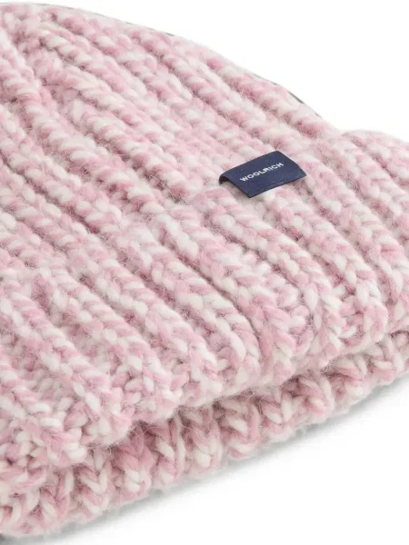 Căciulă Woolrich tricotate roz