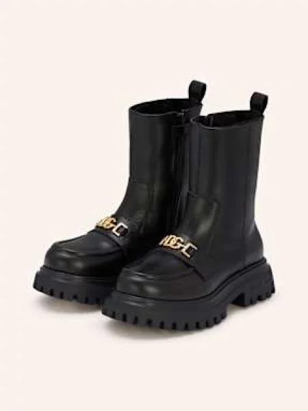 Dolce & Gabbana Kozaki schwarz czarne