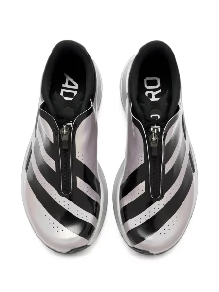 Balerini Adidas cu imagine cu imprimeu animal print alb