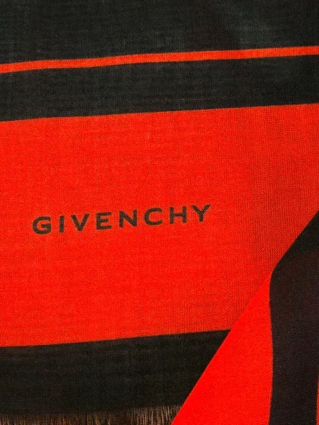 Fular Givenchy cu imagine negru