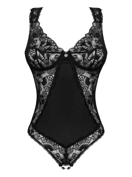 Кружевное боди Боди_Obsessive_Donna_Dream чорне