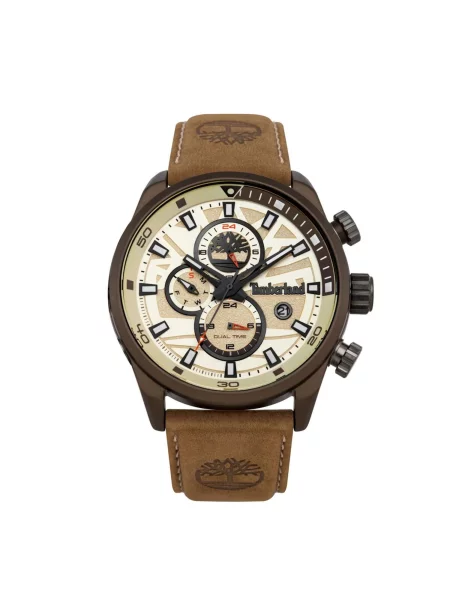 TIMBERLAND Analogové hodinky Chronograph Henniker' béžová