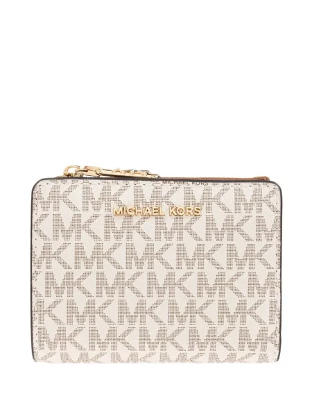 Portofel Michael Michael Kors cu imprimeu geometric roșu