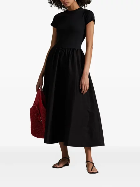 Szerokie polo Polo Ralph Lauren z przetarciami w paski czarne