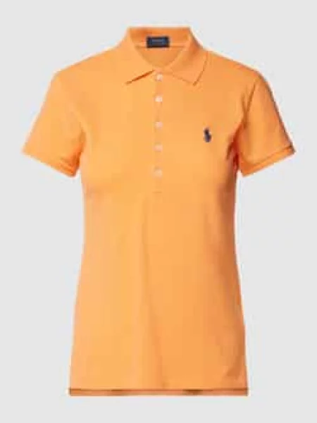 Koszulka polo o kroju slim fit z wyhaftowanym logo model ‘JULIE’ Polo Ralph Lauren
