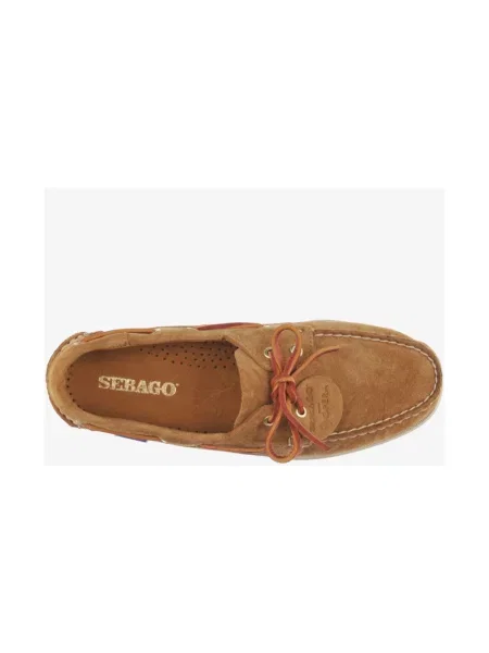 Półbuty Sebago skórzane brązowe