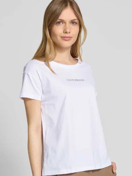 Koszulka Armani Exchange elegancka biała