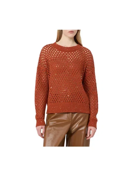 Sweter Max Mara Studio pomarańczowy