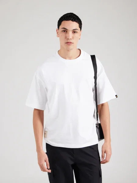 Alpha Industries tricou din Studio Edition T barbati neted alb