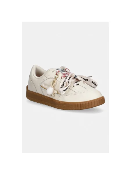 Sneakersy Sorel skórzane beżowe