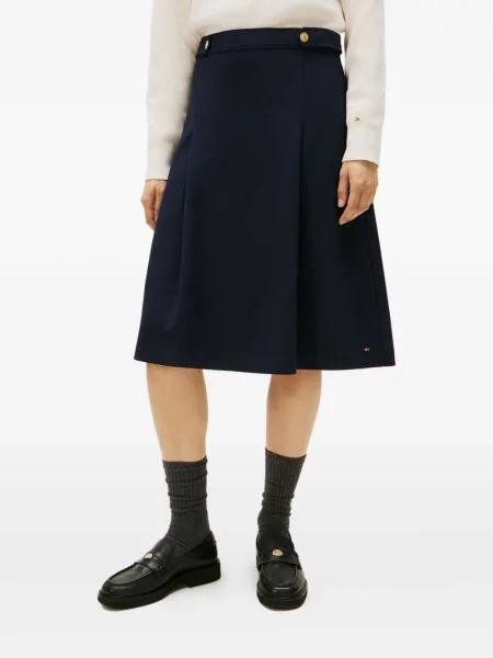 Миди пола Tommy Hilfiger синьо