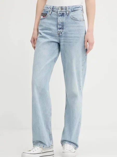Tommy Jeans jeans high waist albastru