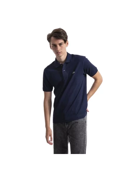 Koszulka polo Lacoste w miejskim stylu niebieska