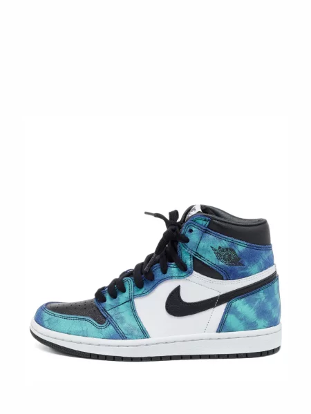 Sneakerși Jordan 1 Retro retro cu legături albastru