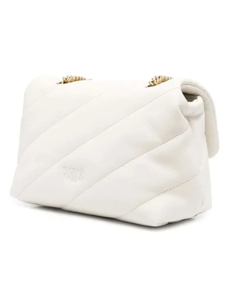 Crossbody kabelka Pinko biela