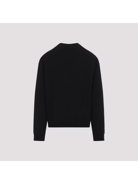 Bluza Jil Sander z nadrukiem z dżerseju czarna