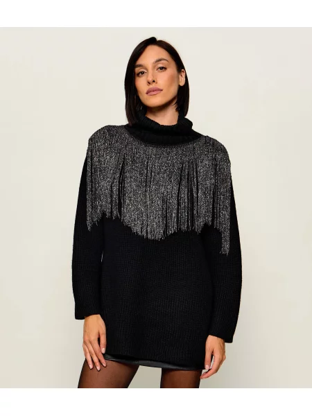 Pulover Pinko de lână negru