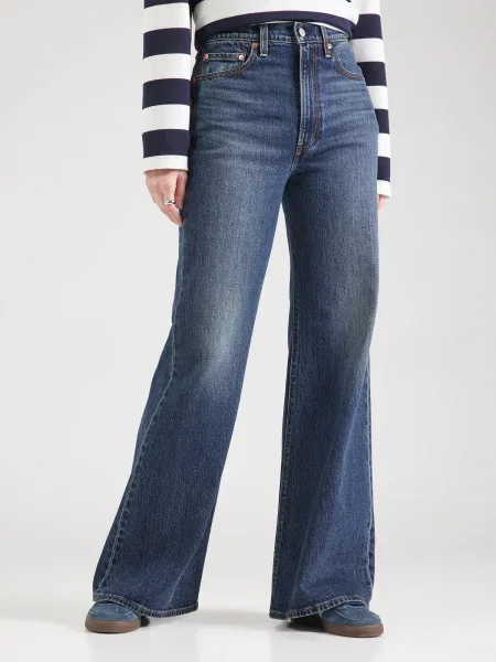 LEVI'S ® Jeans RIBCAGE BELLS închis albastru