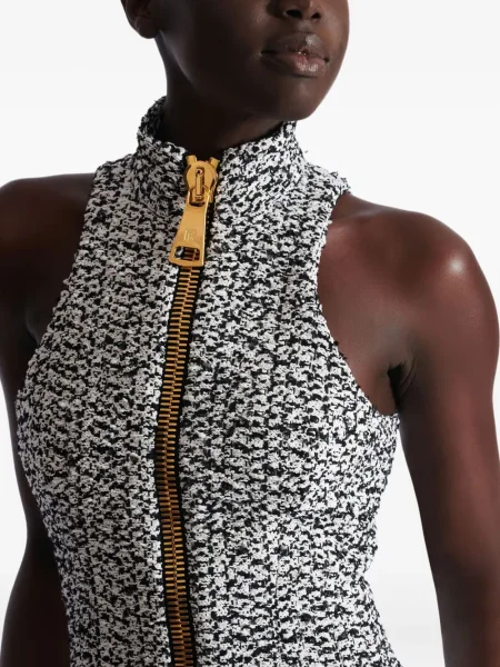 Rochie mini Balmain de costum alb