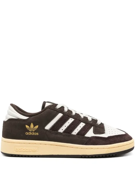 Sneakerși Adidas Gazelle cu șireturi din dantelă maro