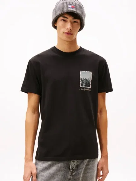 Tommy Jeans Tricou | regular fit negru