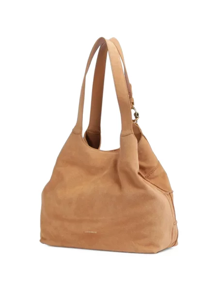 Prošiven shopper torbica Coccinelle narančasta