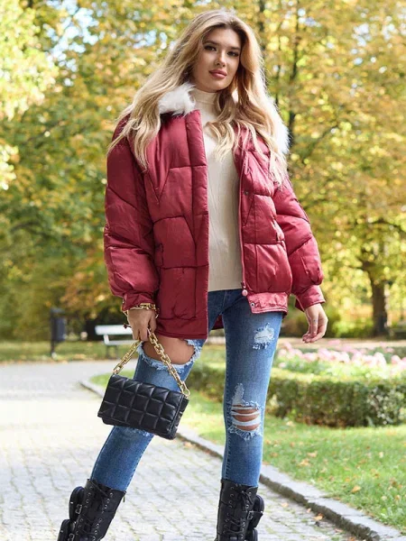 Geacă cu puf Resti albastru