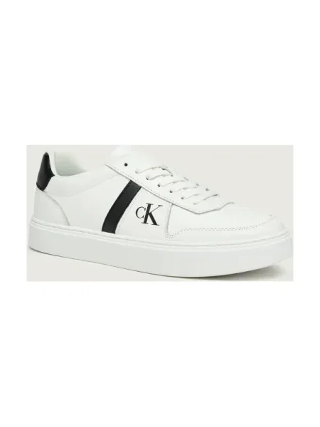Sportcipők Calvin Klein Classic Cups Lace Lth Emb Tongue fehér