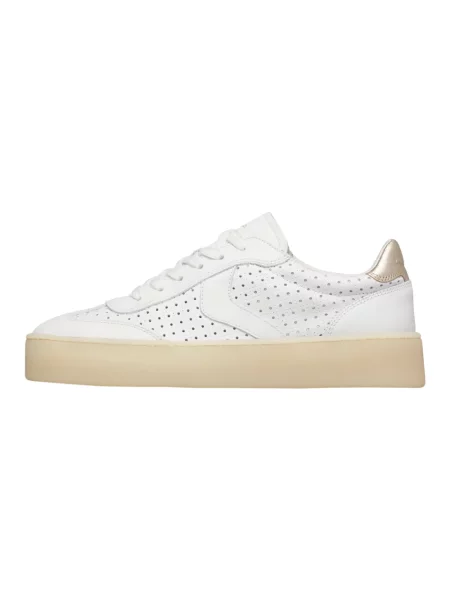 Sneakersy Voile Blanche skórzane białe