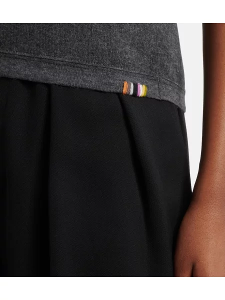Kašmírový top Extreme Cashmere s halter výstrihom sivá