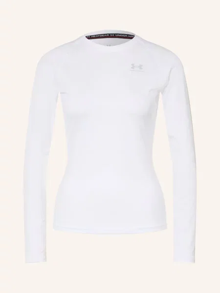Under Armour Funkční Tričko Ua Hg Authentics Comp bílá