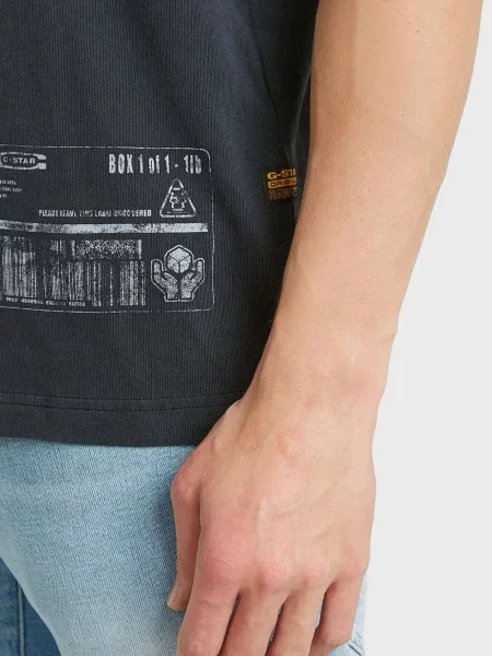 Футболка G-star Raw синя