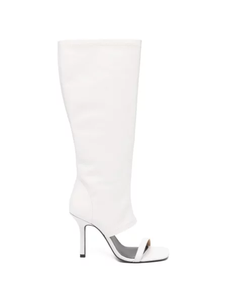 Sandale Patrizia Pepe din piele alb