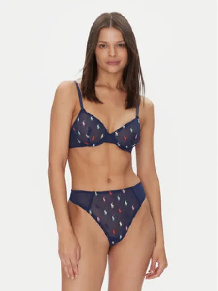 Polo Ralph Lauren Podprsenka s kosticemi Tmavomodrá