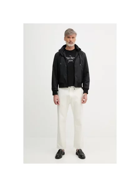 Kurtka bomber Armani Exchange ze stójką czarny