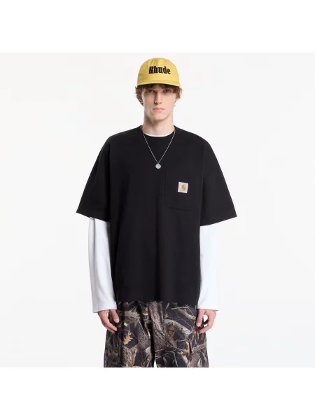 T-shirt Carhartt WIP S/S Work Pocket T-Shirt UNISEX Black XXL czarna