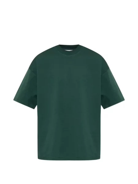 Tricou Darkpark cu decolteu rotund cu crăpătură verde