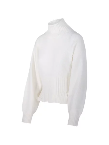 Pulover Allude alb