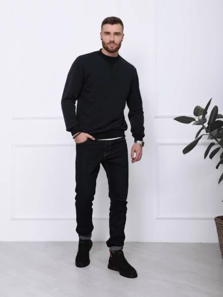 Світшот ISSA Plus синій