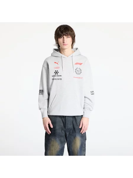 Hanorac Puma F1 Racing Hoodie Light Gray Heather S