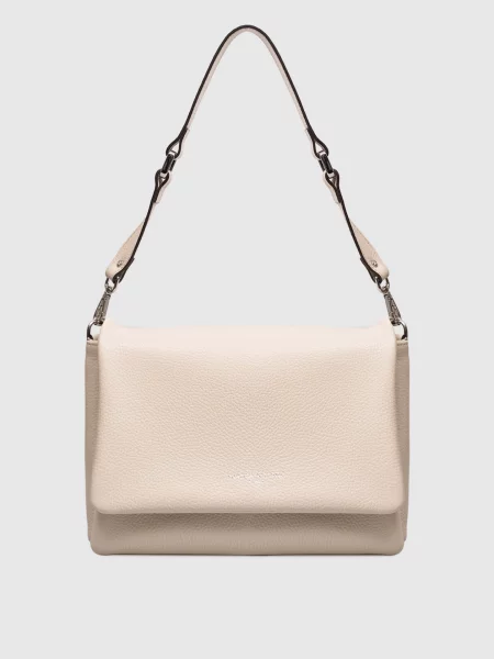 Кожаная сумка Gianni Notaro бежевая
