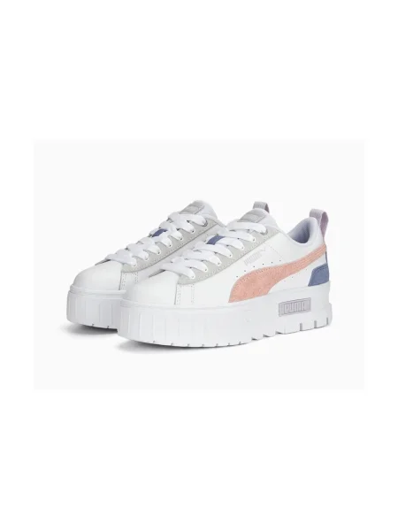 Pantofi Puma din piele alb