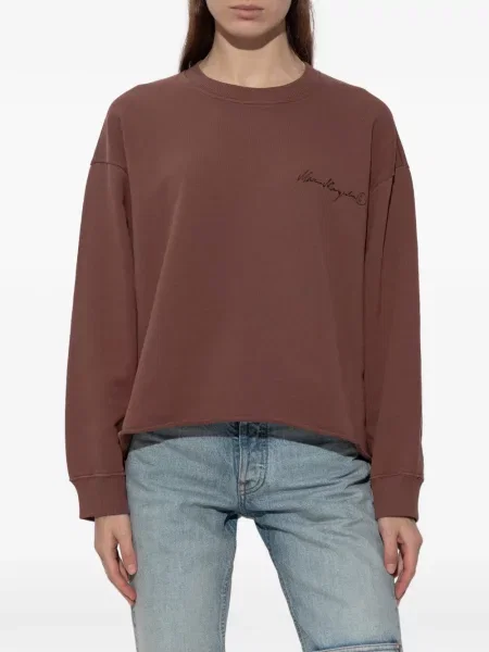 Hanorac Mm6 Maison Margiela cu imagine maro