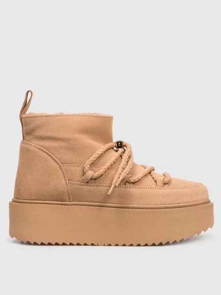 Замшевые ботинки Inuikii коричневые