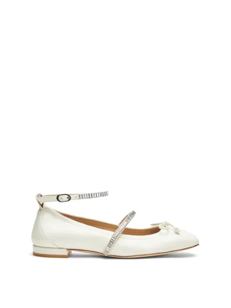 Balerinki Stuart Weitzman beżowe