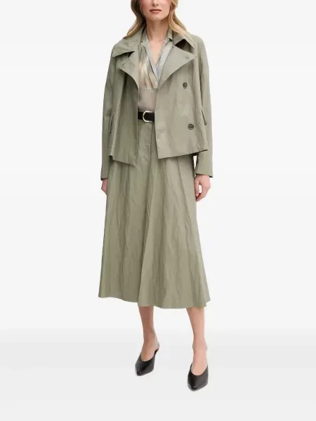 Płaszcz Sandro Ferrone asymetryczny zielony