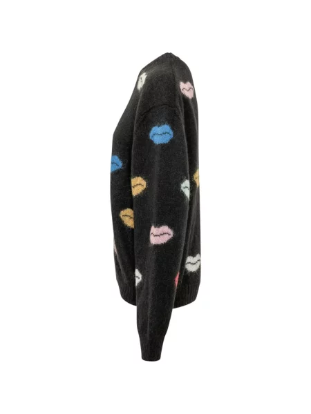 Pulover Fiorucci de mohair negru
