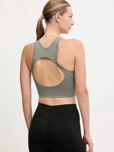 Sportovní podprsenka adidas by Stella McCartney zelená