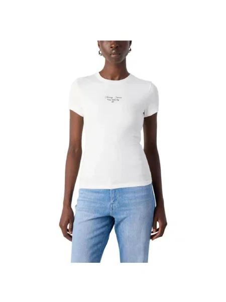 Denim ruha Tommy Jeans fehér