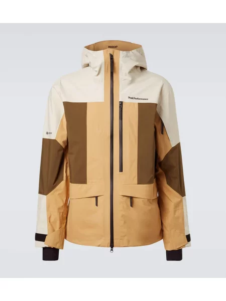 Geacă Peak Performance cu glugă bej